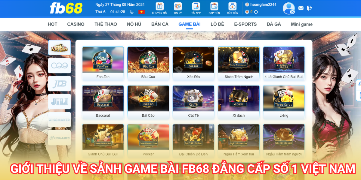 Game Bài Fb68 - Sảnh Game Bài Quốc Tế Đỉnh Cao Game bài fb68 là sân chơi cờ bạc trực tuyến số 1 Việt Nam hiện nay
