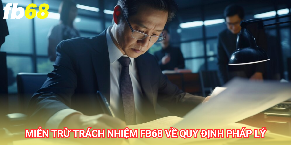 Miễn trừ trách nhiệm fb68 về quy định pháp lý Miễn trừ trách nhiệm fb68 về quy định pháp lý