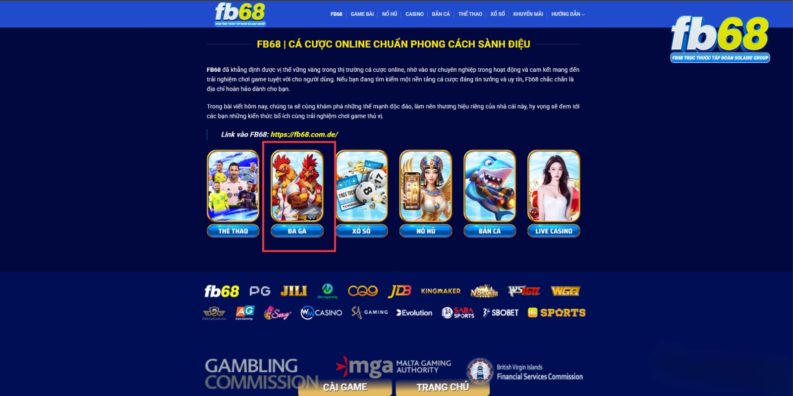 Hướng dẫn cách tham gia cá cược đá gà FB68 Hướng dẫn cách tham gia cá cược đá gà FB68